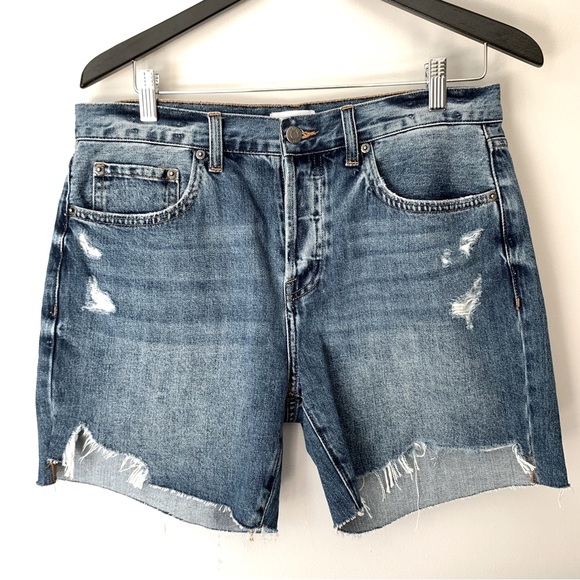 Pistola Devin Distressed Denim Blue Jean Shorts in 111 Vintage Size 30 - Picture 5 of 14